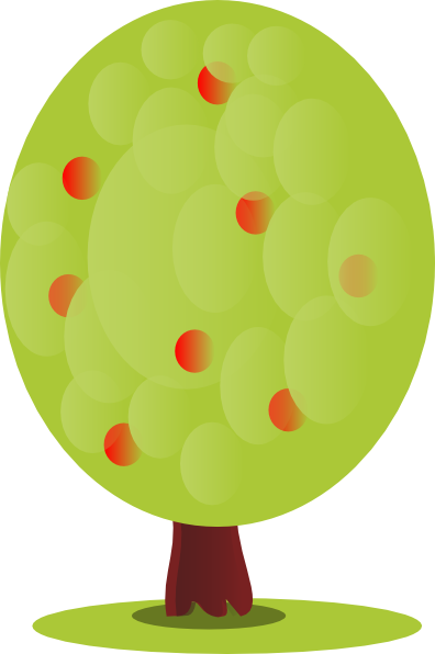 free clipart of fruit trees - photo #14