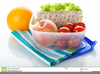 Healthy Lunchbox Clipart Image