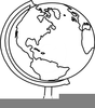 Globe Background Clipart Image