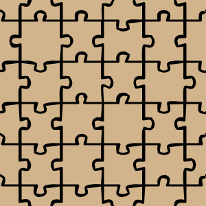 Jigsaw 2 Pattern Clip Art