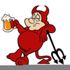 Devil Baseball Clipart Image