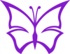 Purple Butterfly Clip Art