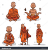 Monks Clipart Image