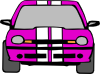 Dodge Neon (pink) Clip Art