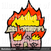 Free Clipart Burning House Image