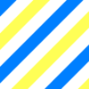 Blue & Yellow Diagonal Stripes Clip Art