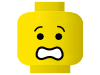 Lego Smiley Scared Clip Art