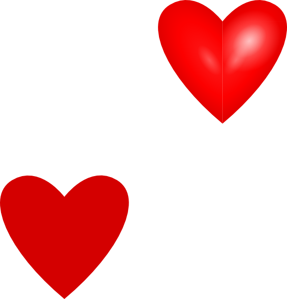 Love Hearts clip art - vector clip art online, royalty free & public domain