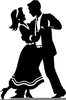 Western Couple Dancing Clipart Image