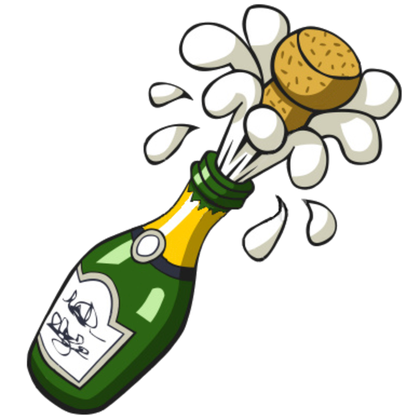 clipart gratuit bouteille de champagne - photo #47