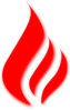 Flame Red Clip Art
