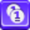 Free Violet Button Coins Image