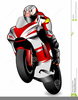 Cartoon Biker Clipart Image