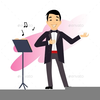 Male Singer Clipart Image