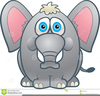 Fat Elephant Clipart Image