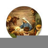 Vintage Nativity Clipart Image