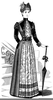 Free Clipart Edwardian Lady Image