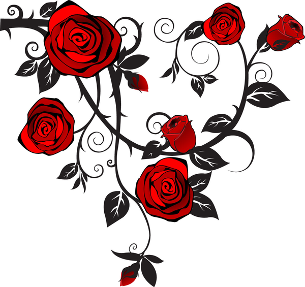 Rose image vector clip art online royalty free public domain