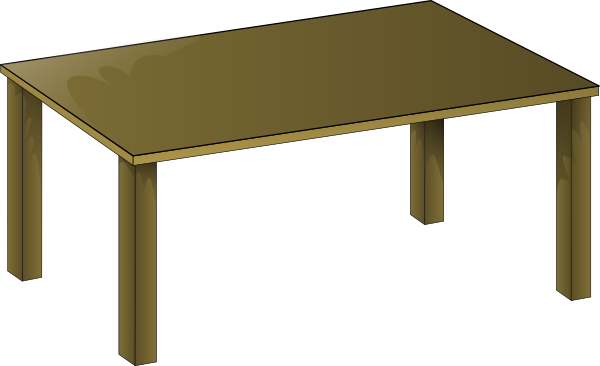 clipart of table - photo #2