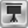 Free Silver Button Easel Image