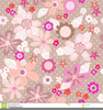 Pastel Flowers Clipart Image