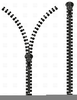 Zipper Clipart Black And White Image