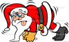 Santa Christmas List Clipart Image