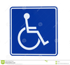 Handicapped Sign Clipart Image