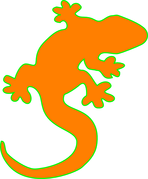 free cartoon lizard clipart - photo #47