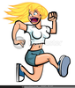 Girl Running Clipart Free Image