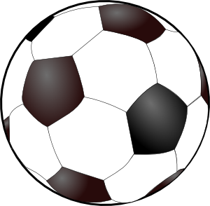 Sports Birthday Cakes on Soccer Ball Clip Art   Vector Clip Art Online  Royalty Free   Public