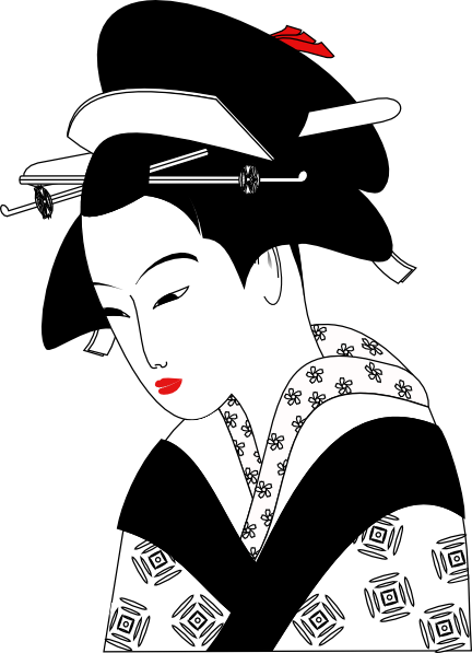 clipart japanese girl - photo #17