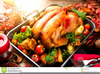 Thanksgiving Turkey Vegetables Clipart Image