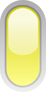 Led Rounded V (yellow) Clip Art