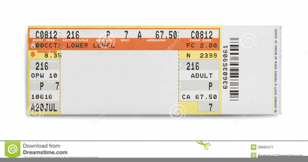 Free Concert Ticket Stub Template