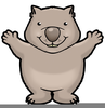 Wombat Clipart Cartoon Free Image