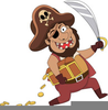 Pirate Coins Clipart Image