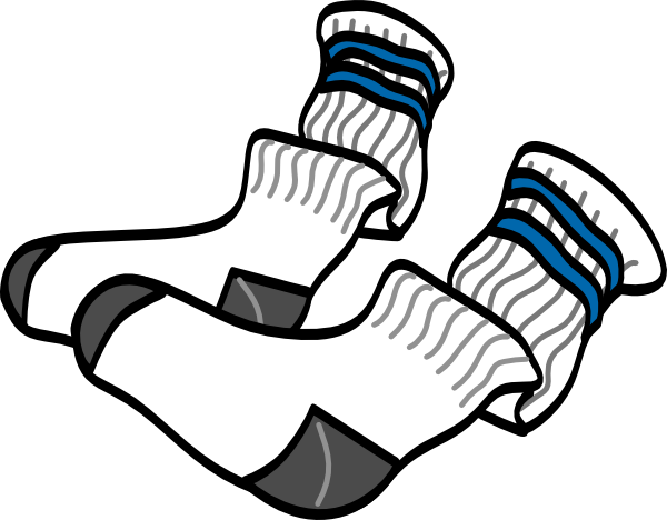 Athletic Crew Socks Clip Art at  - vector clip art online, royalty  free & public domain