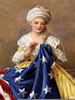 Betsy Ross Flag Clipart Image