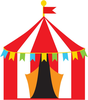 Free Carnival Tent Clipart Image