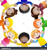 Children In A Circle Clipart Image