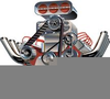 Front Engine Dragster Clipart Image
