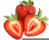 Cut Strawberry Designs Image