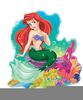 The Little Mermaid Flounder Clipart Image