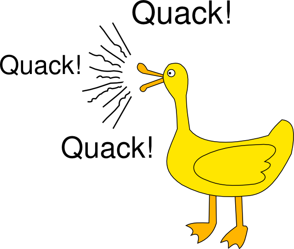 Image result for quack clipart