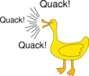 Quack Clip Art