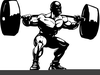 Best Free Weightlifting Clipart Image