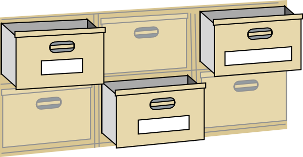 clipart file cabinet icon - photo #4