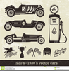 Vintage Race Car Clipart Image