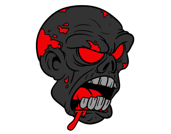zombie head clip art - photo #7
